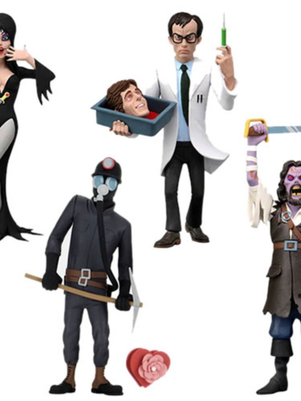 NECA Toony Terrors 6" Scale Figures Series 6 Figure Assortment Set of 4